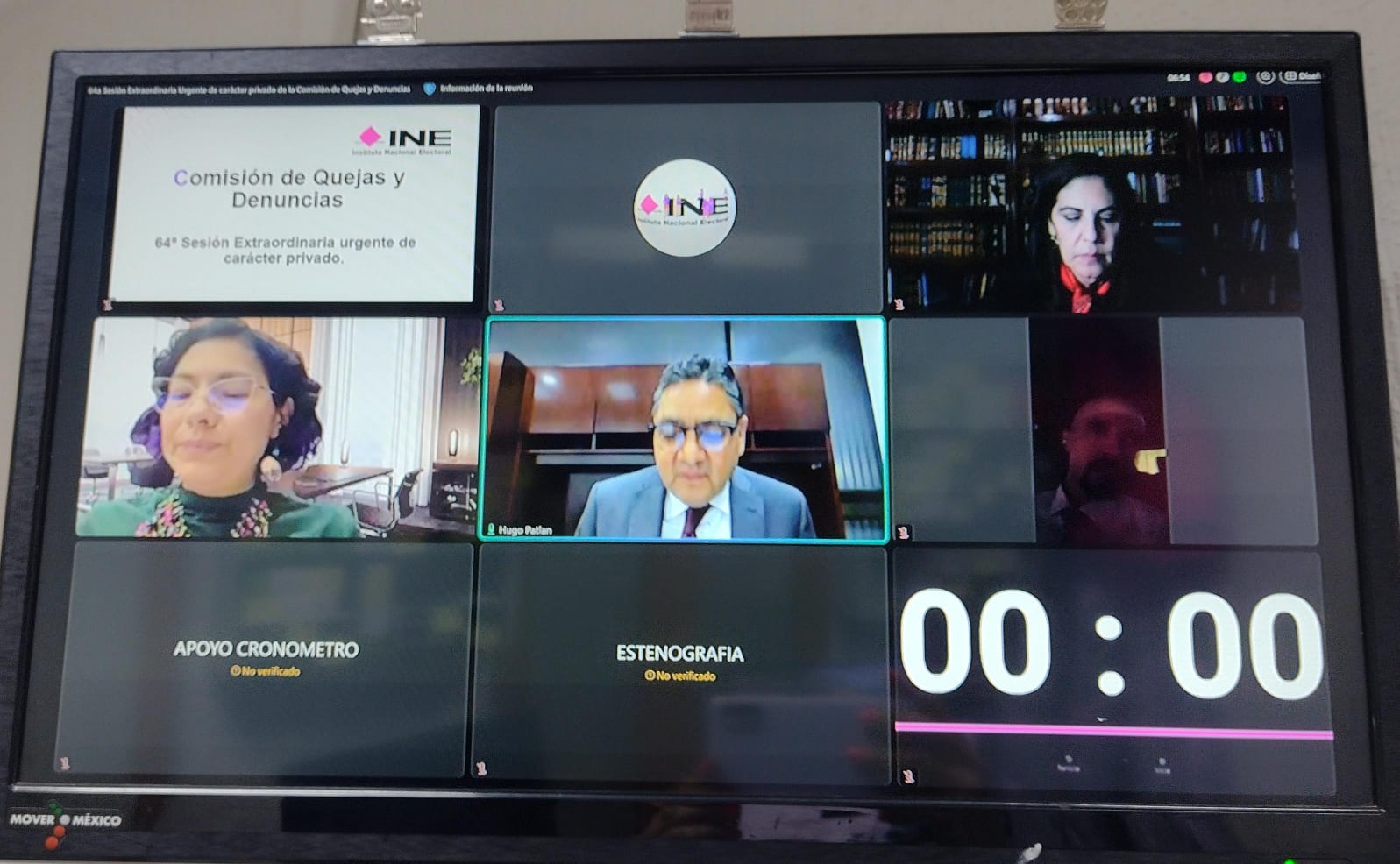 Sesión de la comisión de Quejas y Denuncias