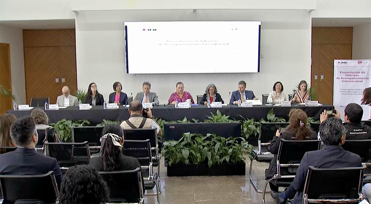 Presentación de los Informes de Acompañamiento Internacional, durante las Elecciones 2024