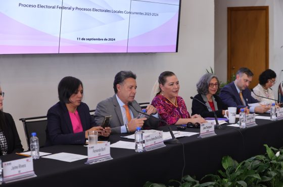 Consejera Presidenta Guadalupe Taddei en la Presentación de informes de acompañamiento internacional a las elecciones 2024