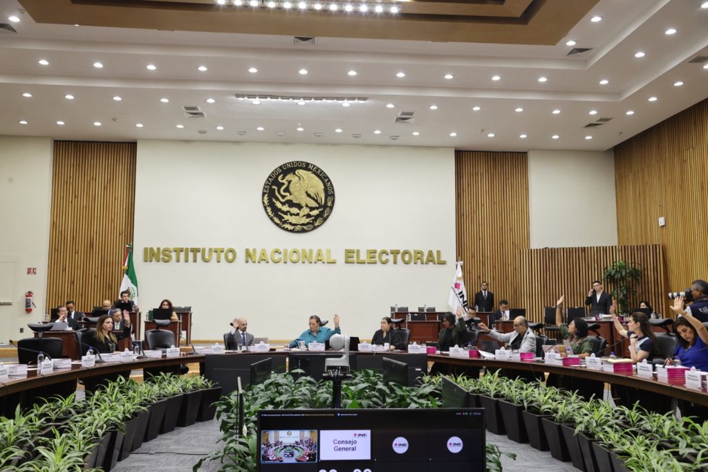 Sesión del Consejo General del INE