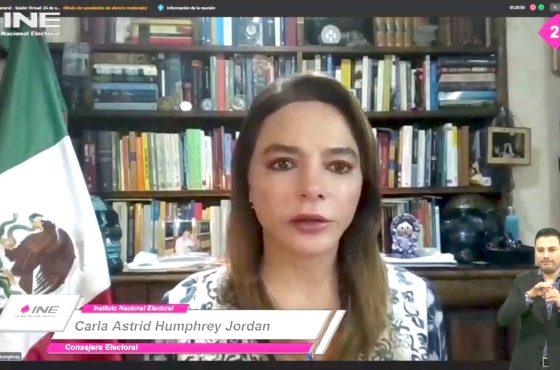 Consejera Electoral, Carla Humphrey