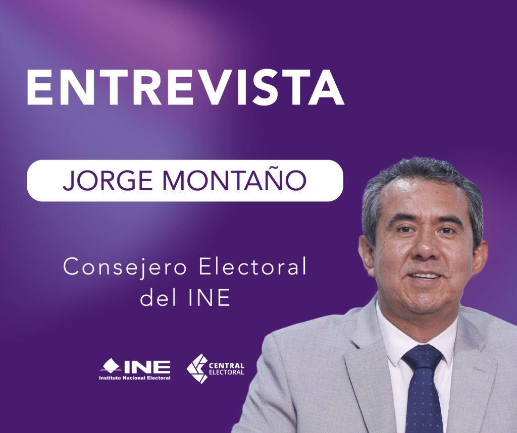 Banner del Consejero Electoral Jorge Montaño