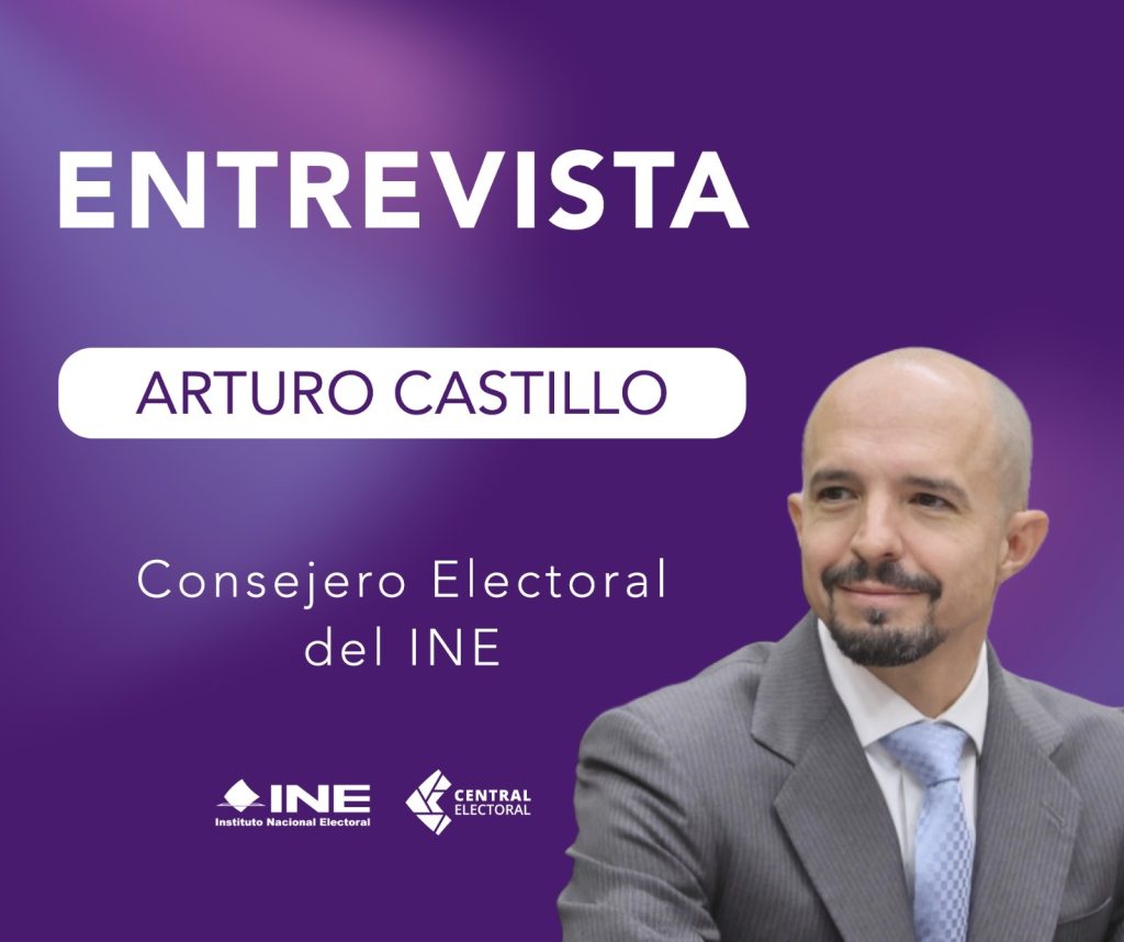 Banner de entrevistas del Consejero electoral Arturo Castillo