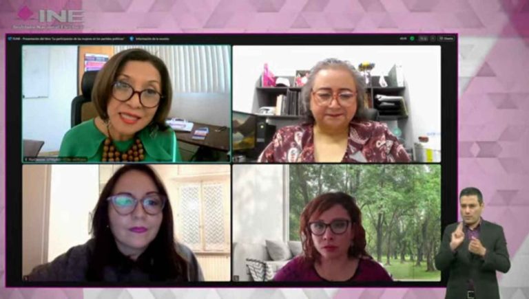 Presentación del Libro INE “La participación de las mujeres en los partidos políticos”.