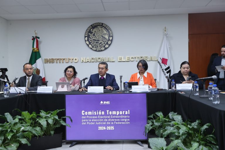 1ª Sesión Extraordinaria de la Comisión Temporal del Proceso Electoral Extraordinario del Poder Judicial de la Federación 2024-2025.