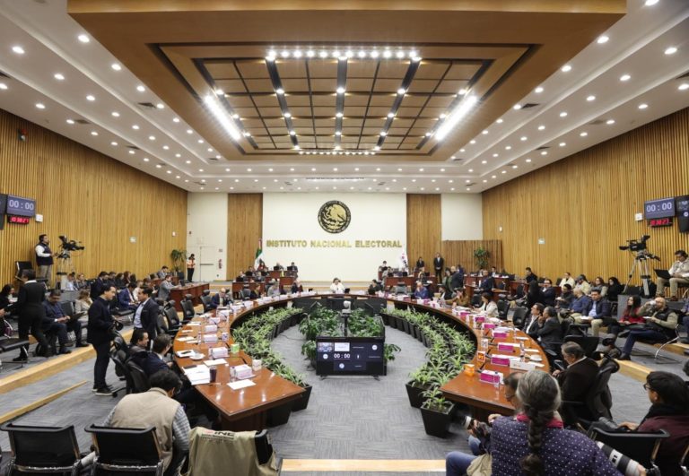 Sesión Extraordinaria del Consejo General. (Heriberto Pérez, fotógrafo INE)