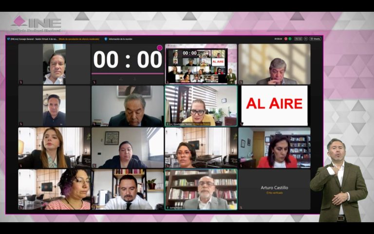 Sesión Extraordinaria virtual del Consejo General.