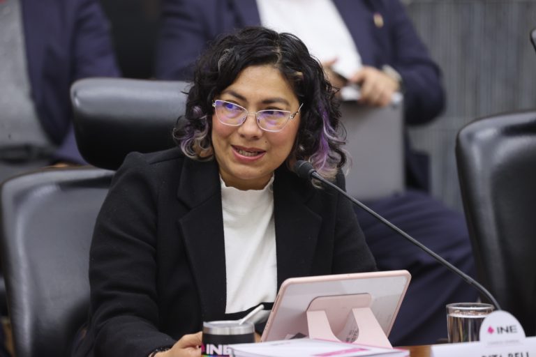 Rita Bell López Vences, Consejera Electoral. (Alejandro Hernández, fotógrafo INE)