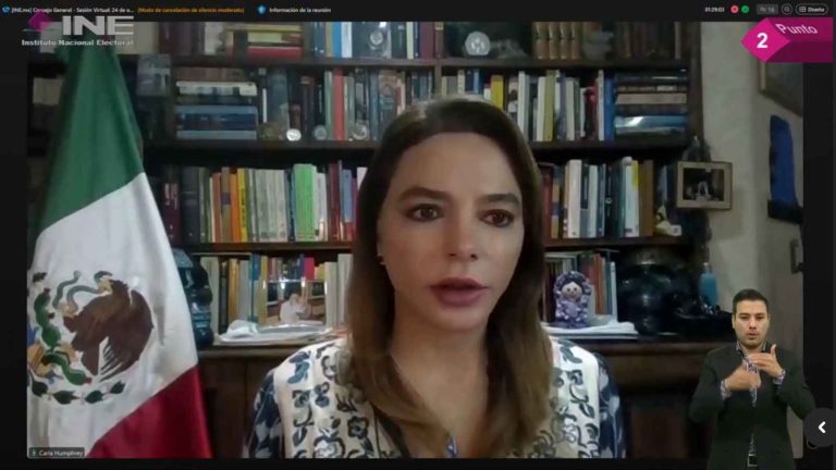 Carla Humphrey Jordan, Consejera Electoral.