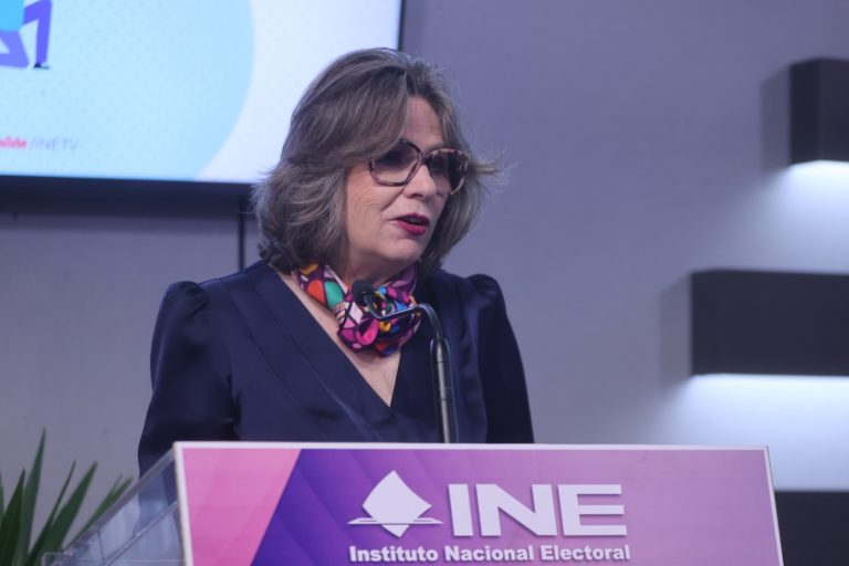 María Elena Cornejo Esparza, Directora Ejecutiva de Capacitación Electoral y Educación Cívica del INE.