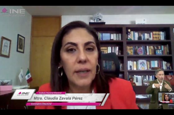 Consejera Electoral, Claudia Zavala