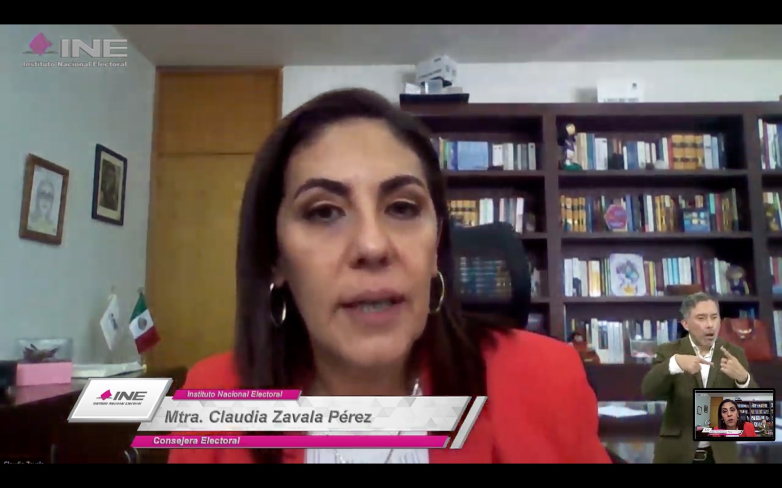 Consejera Electoral, Claudia Zavala