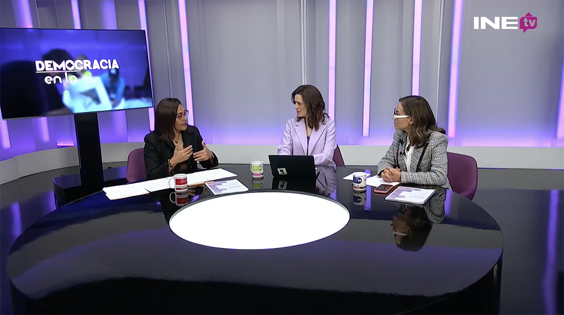 Ponentes en la transmisión de Democracia en la Mesa