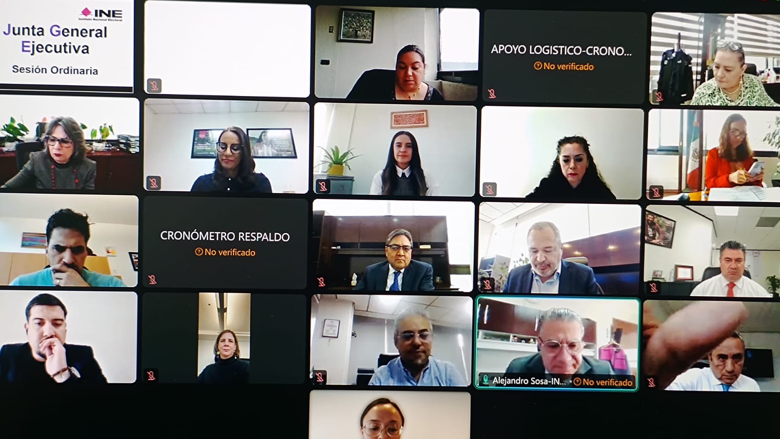 Junta General Ejecutiva en sesión digital