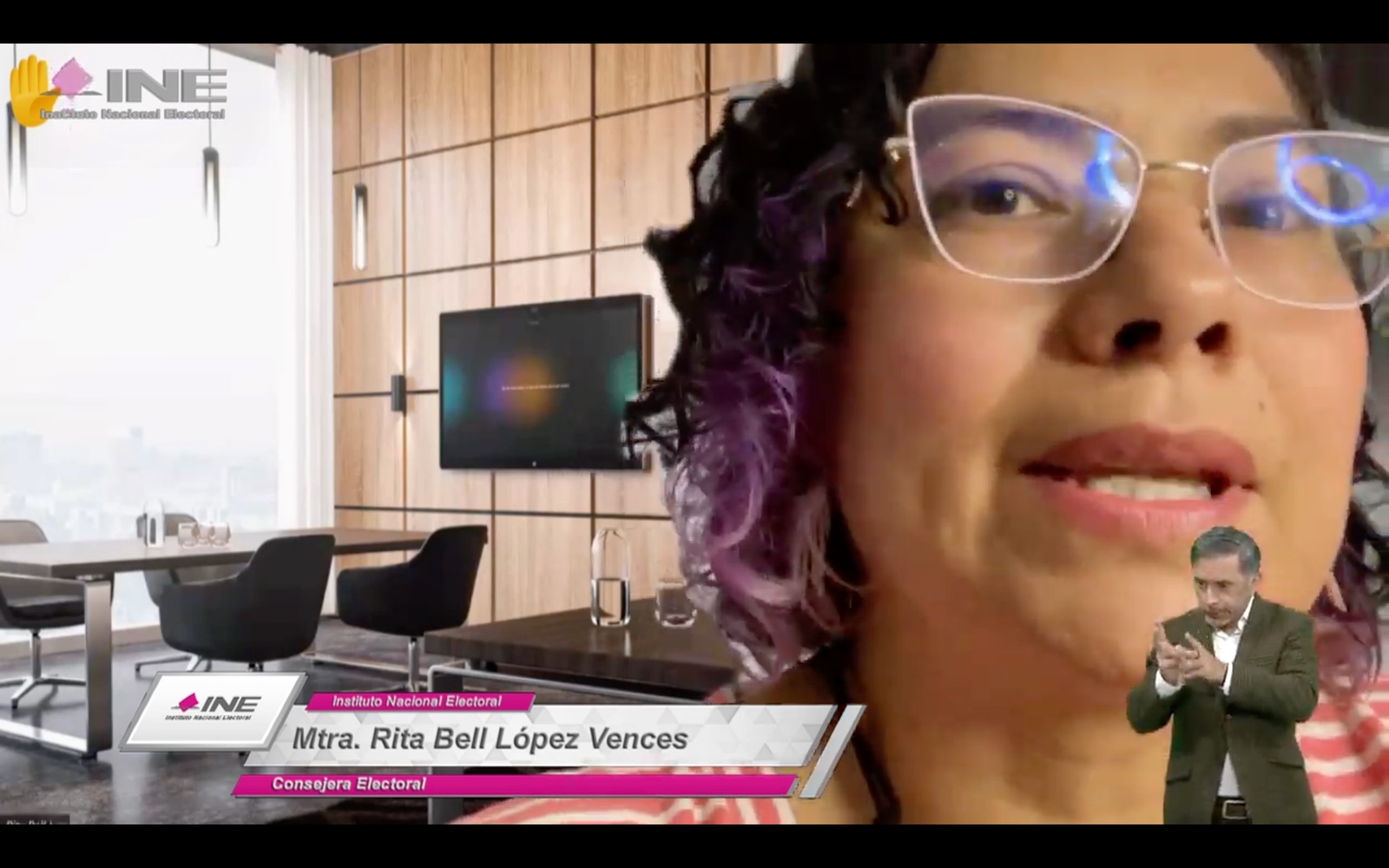 Consejera Electoral, Rita Bell López