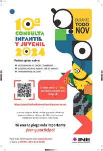 Banner informativo sobre Consulta Infantil y Juvenil 2024