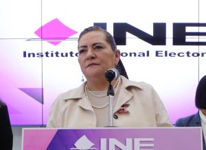 Consejera Presidenta , Guadalupe Taddei, en conferencia de prensa