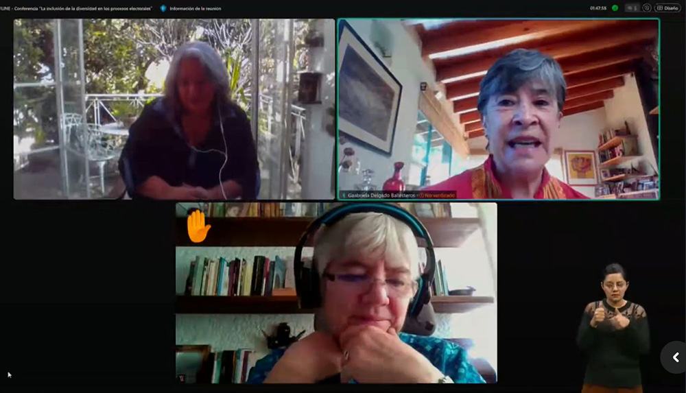 Evento virtual de participación política de las mujeres para lograr la igualdad