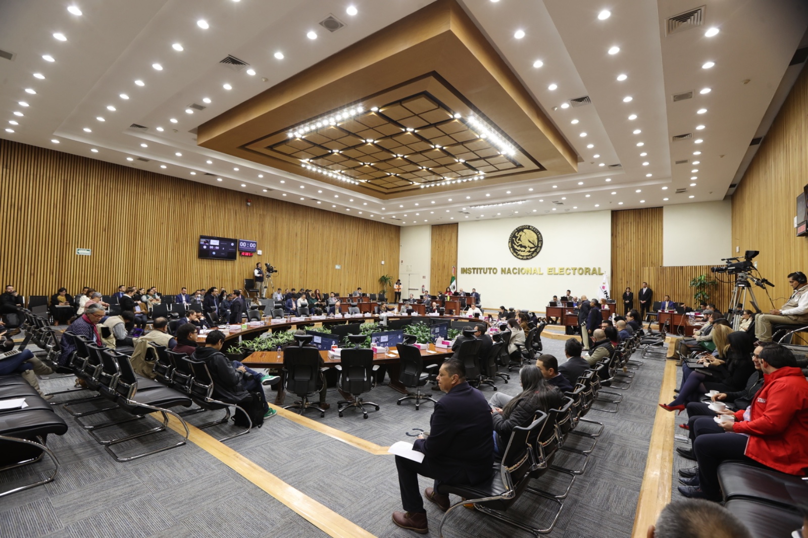 Sesión del Consejo General del INE