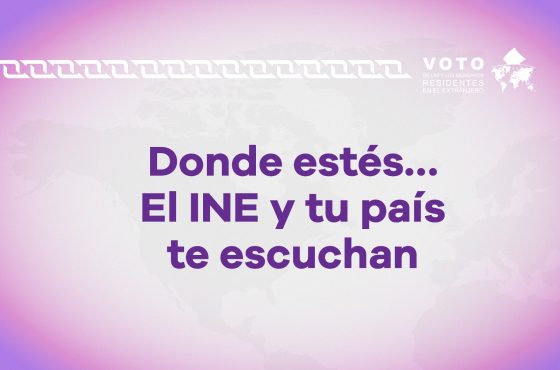 Donde estés... El INE y tu país te escuchan