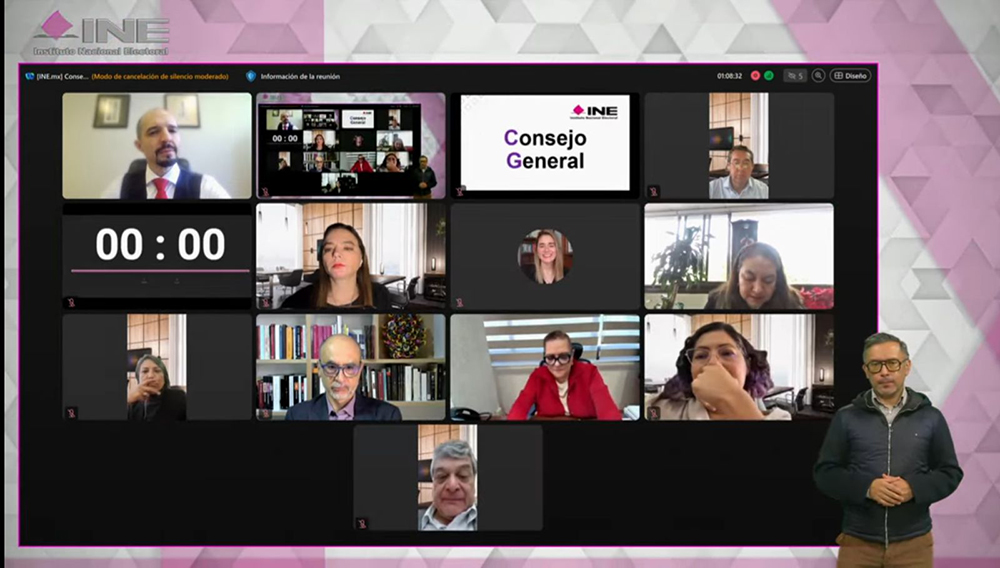 Sesión virtual del consejo general del 20 de diciembre de 2024