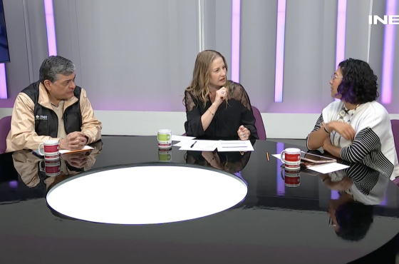 Transmisión de Democracia en la Mesa con el tema Presupuesto