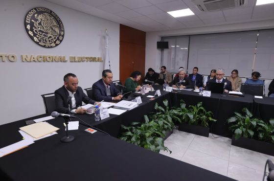 Sesión de la Comisión Temporal del Proceso Electoral del Poder Judicial
