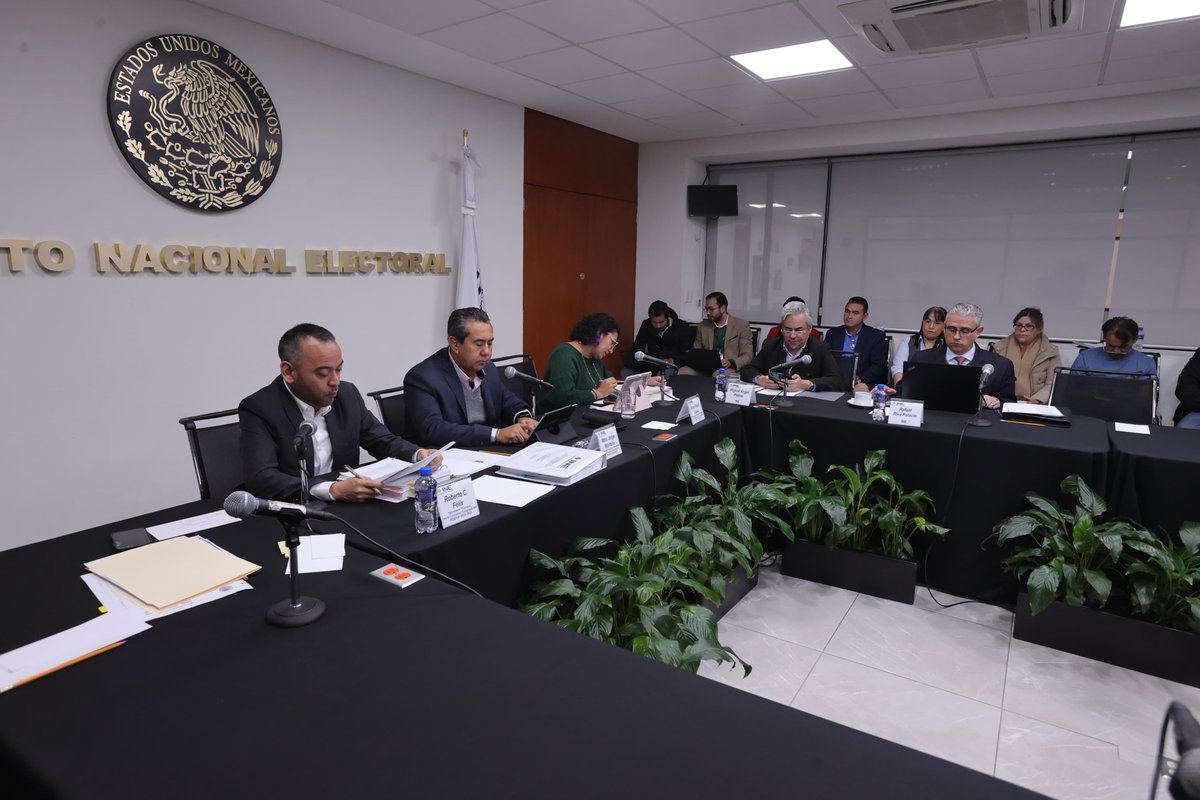 Sesión de la Comisión Temporal del Proceso Electoral del Poder Judicial
