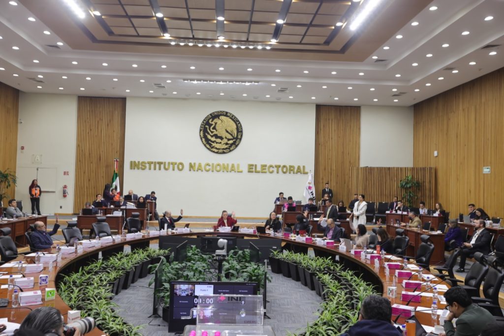 Sesión del Consejo General del INE