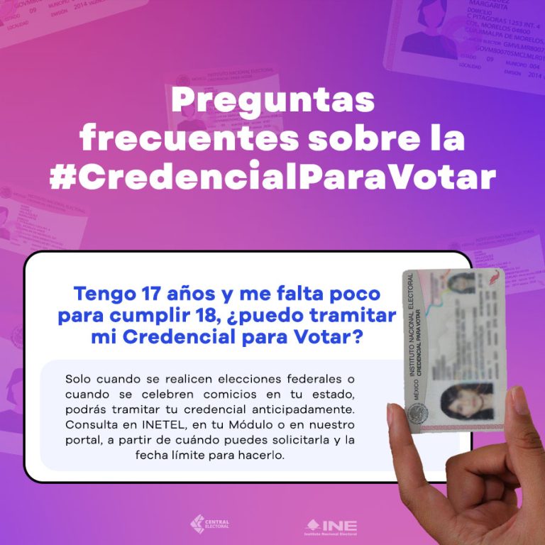 Preguntas frecuentes sobre la Credencial para Votar 1