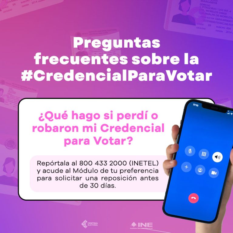 Preguntas frecuentes sobre la Credencial para Votar 2