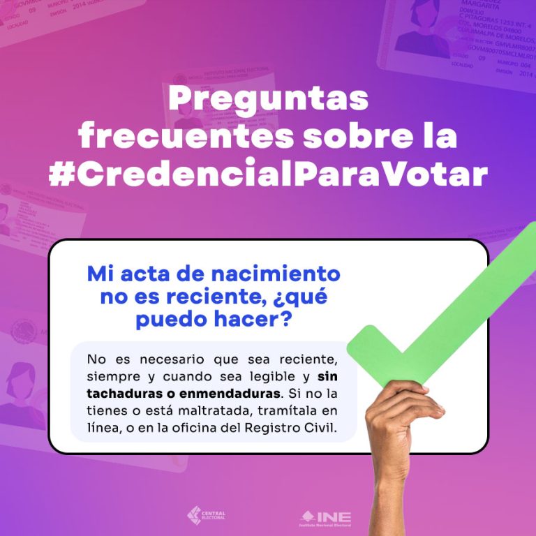 Preguntas frecuentes sobre la Credencial para Votar 4