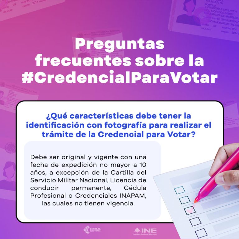 Preguntas frecuentes sobre la Credencial para Votar 6