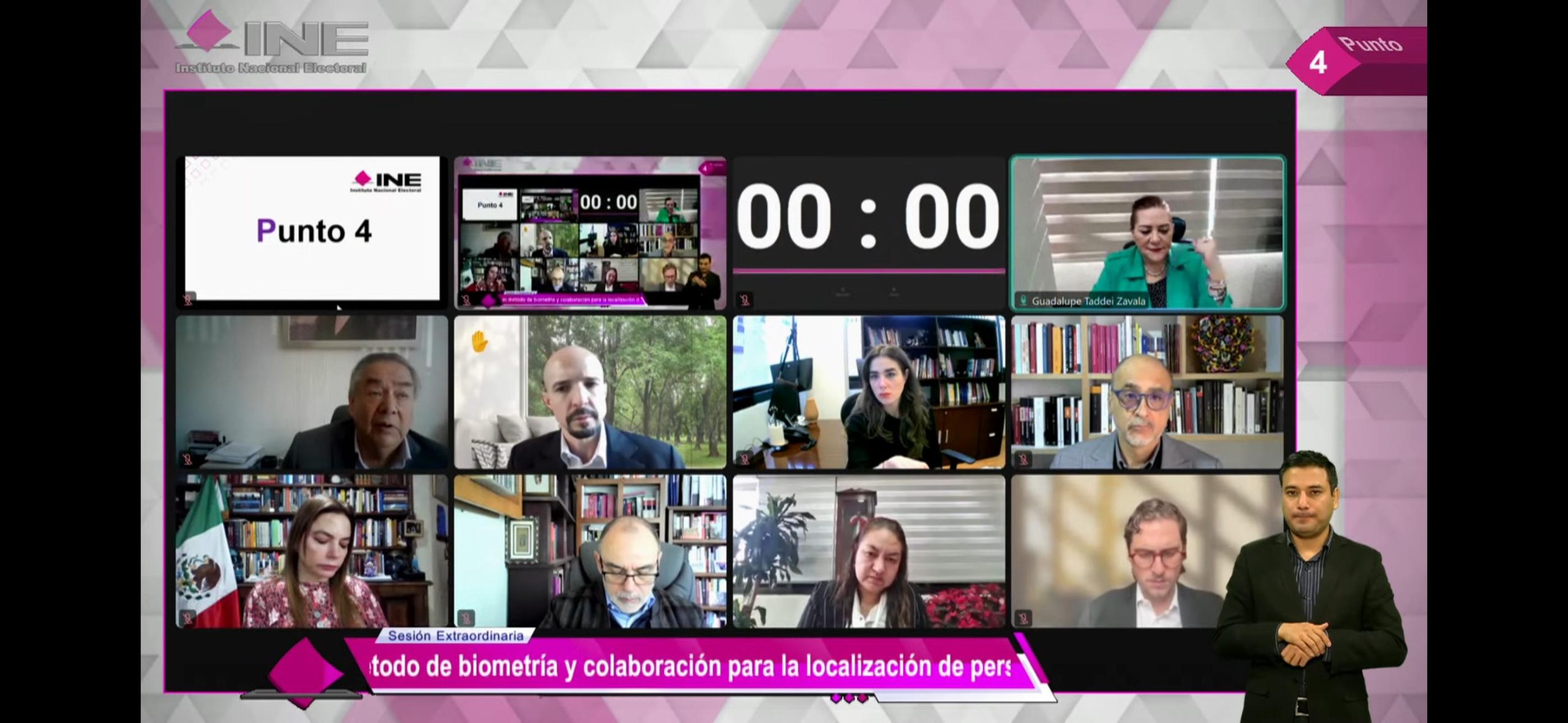 Sesión virtual del Consejo General del 30 de enero de 2025