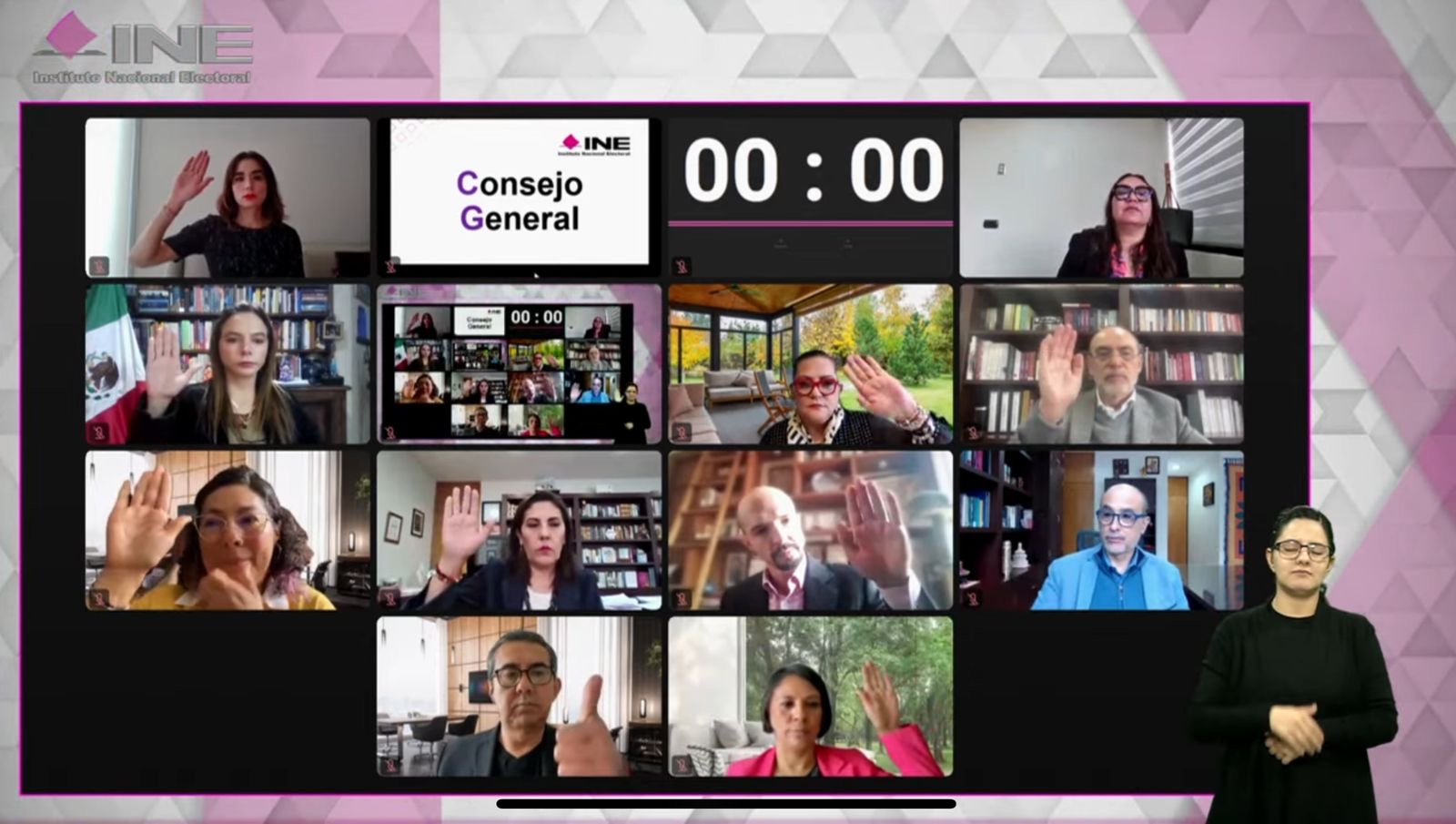 Consejo General en la aprobación de impresión de boletas 2025