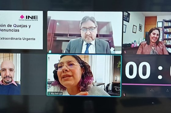 Imagen de la comisión de Quejas y Denuncias en sesión