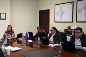 Integrates del Consejo Local del INE Nuevo León en reunión de trabajo