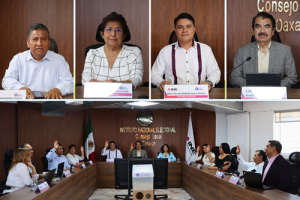 Integrantes del consejo local del INE Oaxaca