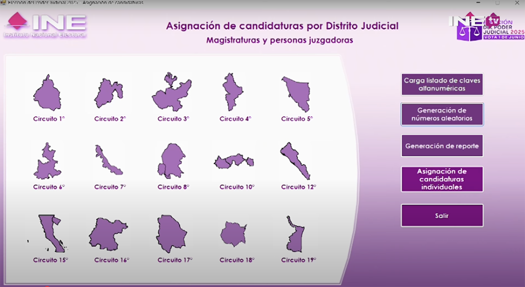 Diferentes distritos electorales con sus mapas según el Estado