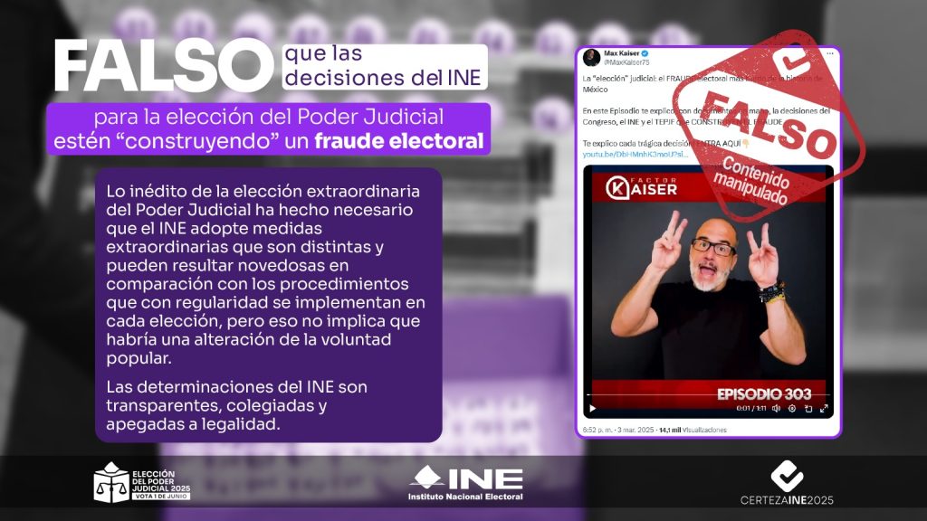 Captura de pantalla del posteo de Max Kaiser