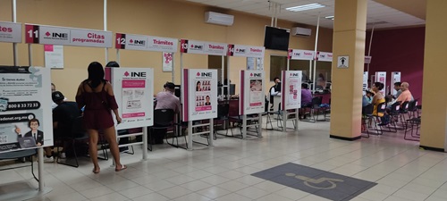 Instalaciones del Módulo del INE en Quintana Roo