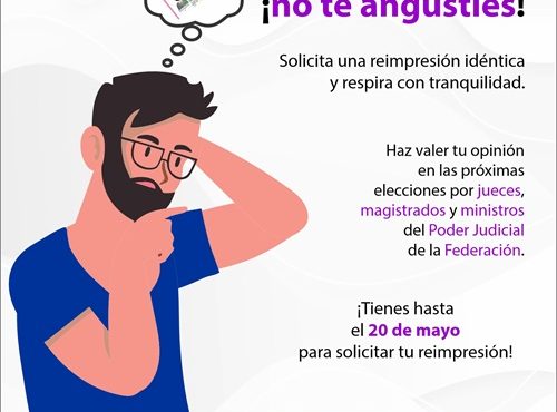 Cartel con el texto si la perdiste no te angusties