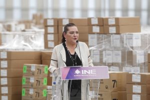 Consejera Presidenta Guadalupe Taddei en Talleres Gráficos de México 