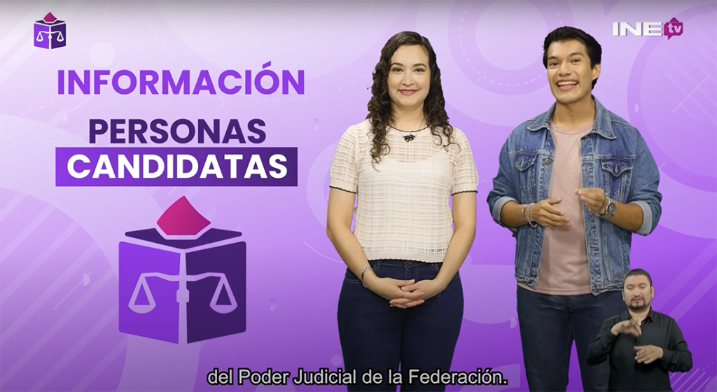Portada, información para conocer a las personas candidatas