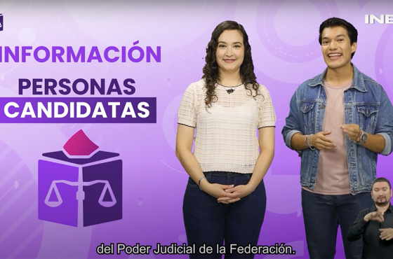 Portada, información para conocer a las personas candidatas
