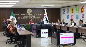 Consejo Local del INE en Nuevo León en sesión