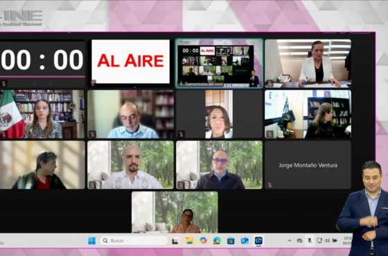 Las y los consejeros del INE analizan asuntos de Consejo General mediante videollamada