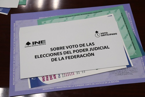 paquete de Boleta Electoral para voto anticipado