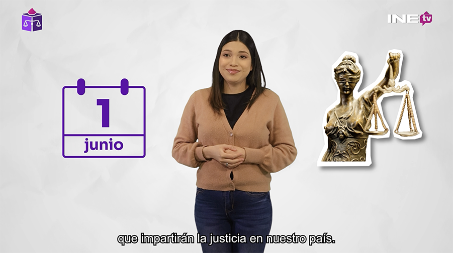 Portada de video Eleccion del Poder Judicial en Lengua de-Senas Mexicana