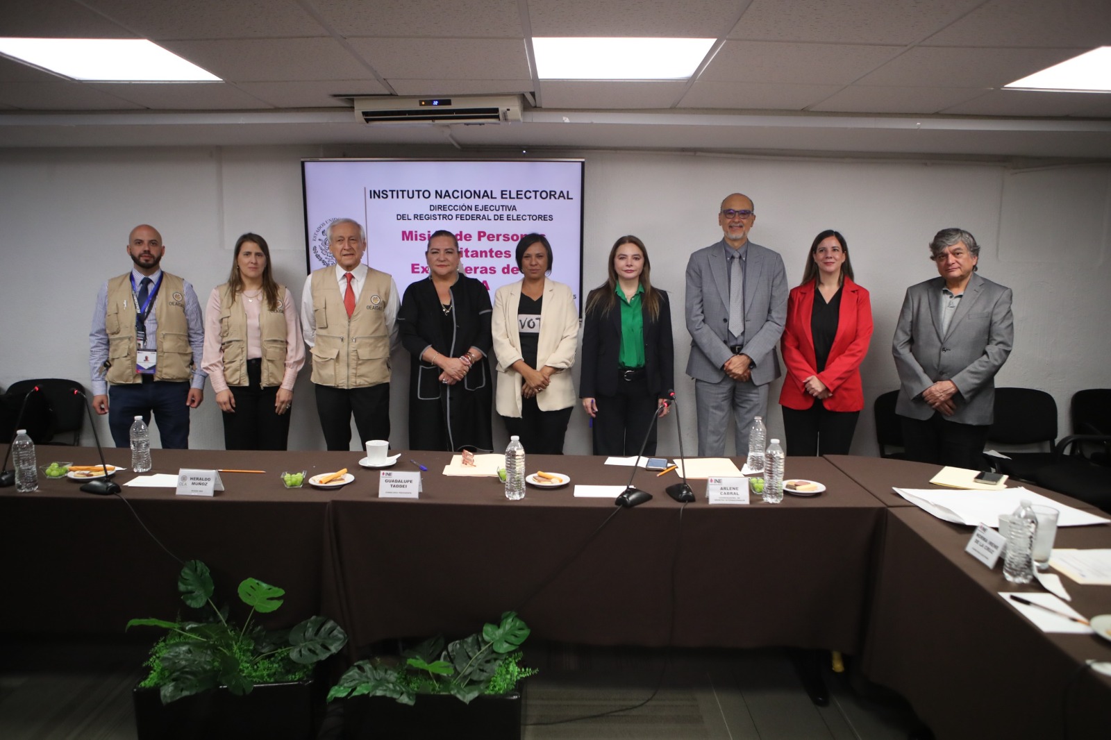 Recibe INE a Misión de la OEA que observará la elección del Poder Judicial de la Federación
